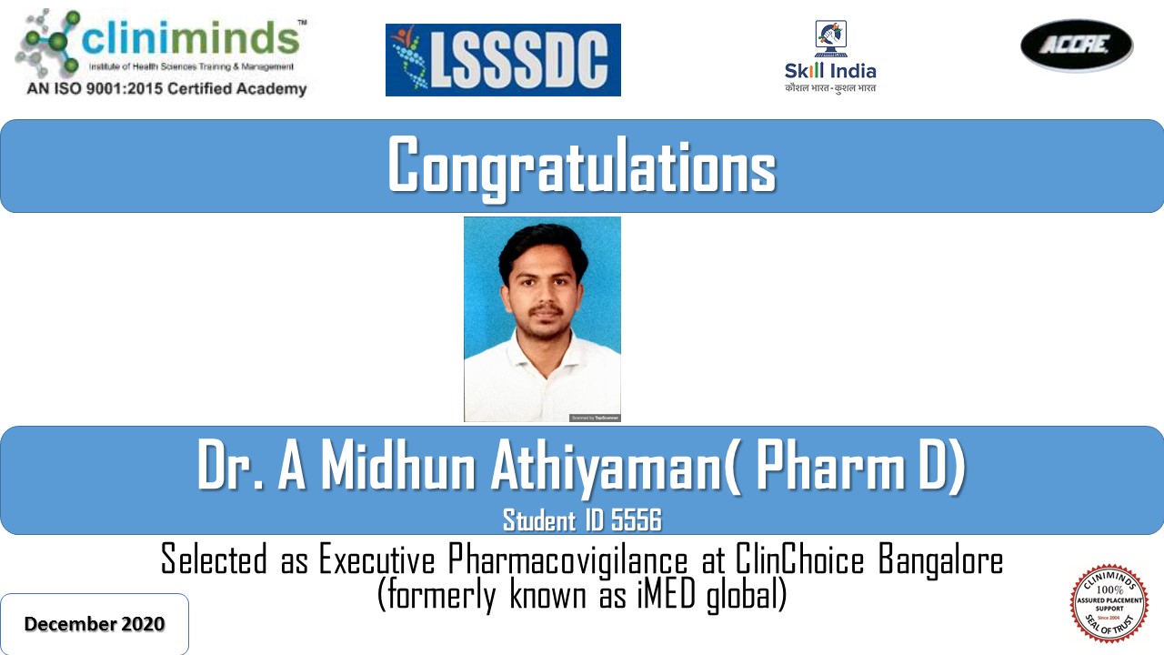 Cliniminds Drug Regulatory Affairs Placements